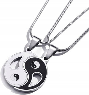 Naszyjnik Przyjaźni BEST FRIENDS Zestaw Yin Yang