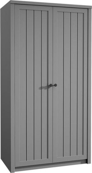 Prowansja S2d Szafa 2 Drzwiowa Grey/szary