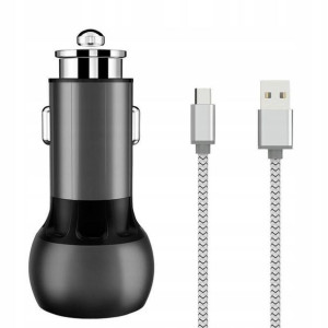 LDNIO Ładowarka Samochodowa C503Q 2USB Kabel USB-C