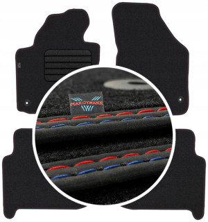 VW Touran I FL 5os 2010-2015 Wycieraczki welurowe