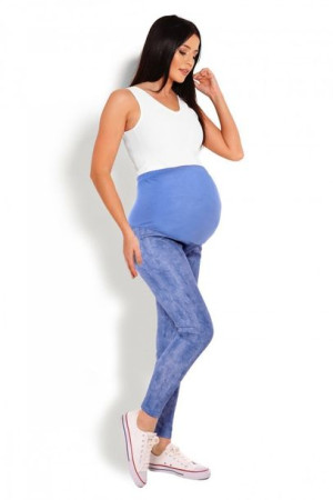 peekaboo legginsy ciążowe model 1684 blue