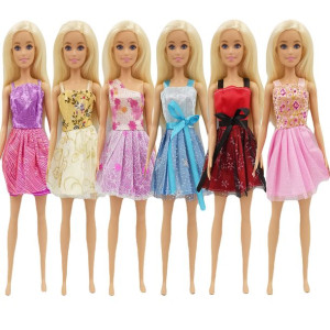 Ubranka Sukienki Dla Lalek Barbie Zestaw
