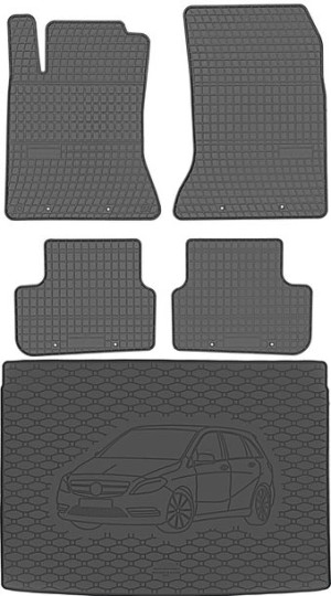 Mercedes B-Klasa W246 2011-2018 Bagażniki + dywani