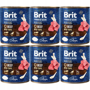 Brit Premium By Nature BEEF&TRIPES 6x800g