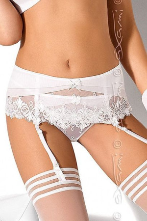 axami pas do pończoch model v-5172 primrose white