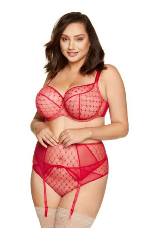 gorteks pas do pończoch model euphoria ppw red