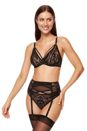 gorteks pas do pończoch model gwen ppw black