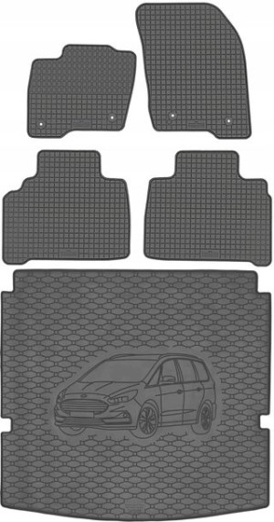 Ford Galaxy III Minivan 2015- Dywaniki z matą