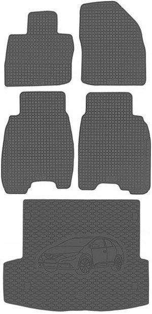 Honda Civic IX Kombi 2012-2017 Dywaniki z matą