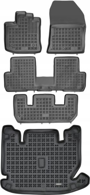 Dacia Lodgy I 2012-2017 Dywaniki gumowe + mata