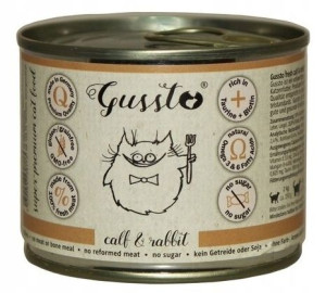 Gussto Fresh Calf Rabbit 200g Cielęcina Królik