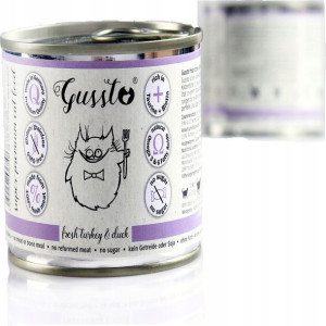 Gussto Fresh Turkey Duck 400g Indyk kaczka