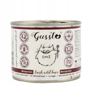 Gussto Fresh Wild Boar 200g Dziczyzna