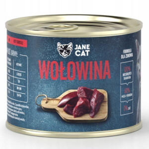 JANE CAT Dla Kota Wołowina 200 G