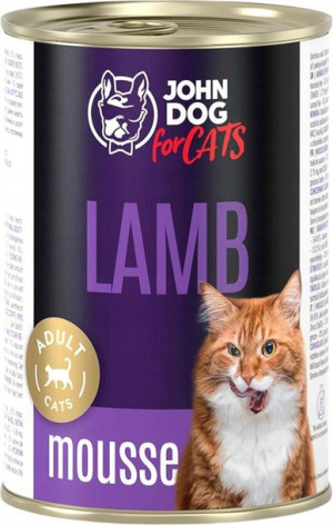 John Dog For Cat Mus Jagniecina 400g