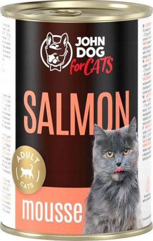 John Dog For Cat Mus Łosoś 400g