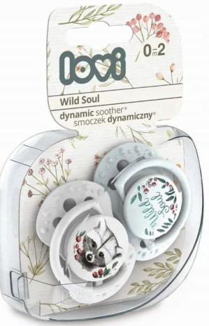 Lovi Smoczek Uspokajający Wild Soul 0-2m 2szt