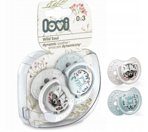 Lovi Smoczek Uspokajający Wild Soul 0-3m 2szt