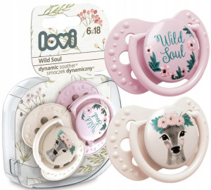 Lovi Smoczek Uspokajający Wild Soul 6-18m 2szt