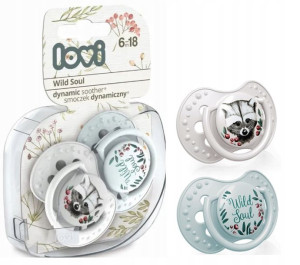 Lovi Smoczek Uspokajający Wild Soul 6-18m 2szt