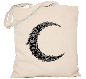 Torba płócienna 240g MANDALA księżyc