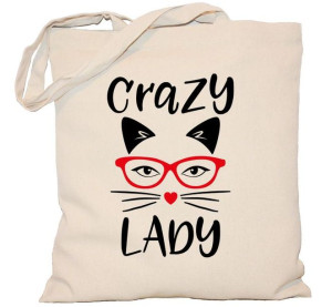Torba PŁÓCIENNA 240G Crazy Cat Lady