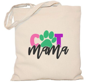 Torba PŁÓCIENNA 240G z kotem Cat mama
