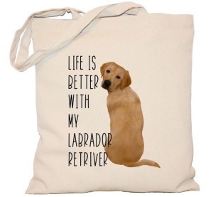 Torba PŁÓCIENNA 240G z psem Labrador Retriver