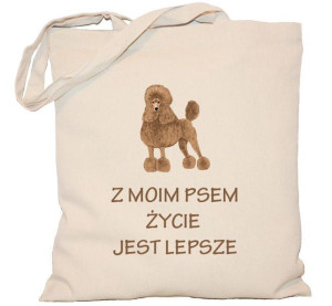 Torba PŁÓCIENNA 240G pies Pudel