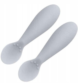Silikonowa Łyżeczka Tiny Spoon 2szt. Szarość EZPZ