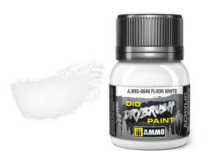 Farba akrylowa Fluor white A.MIG0649 AMMO Mig