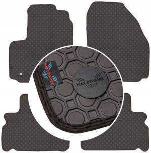 Ford S Max I 5os 2006-2010 Wycieraczki BRĄZOWE
