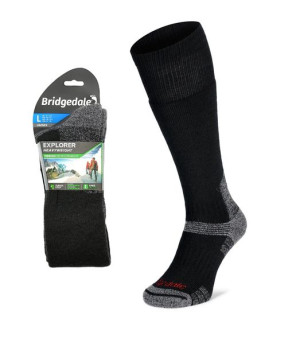 Skarpety Bridgedale Explorer Heavy Merino P Knee - black