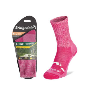Skarpety Bridgedale HIKE JUNIOR COM pink M