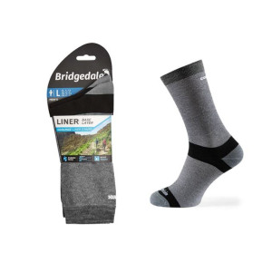Skarpety Bridgedale LINER BL COOL 2 pary grey M