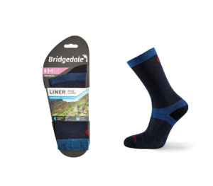 Skarpety Bridgedale LINER BL COOL 2 pary LD navy L