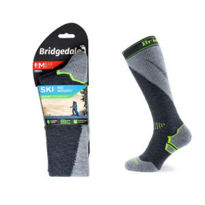 Skarpety Bridgedale SKI MW+ END gunmet/stone L