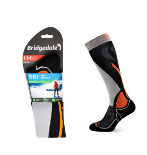 Skarpety Bridgedale SKI MW END black/silver L