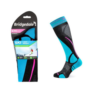 Skarpety Bridgedale SKI LW END LD black/blue L