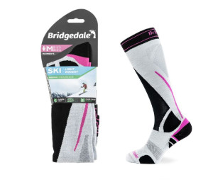 Skarpety Bridgedale SKI LW END LD silver/black S