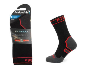 Skarpety Bridgedale STORM SOCK HW BOOT blk/red M