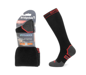 Skarpety Bridgedale STORM SOCK HW KNEE blk/red L