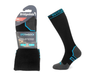 Skarpety Bridgedale STORM SOCK MW KNEE blk/blu M