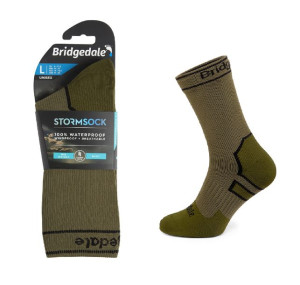 Skarpety Bridgedale STORM SOCK MW BOOT kha/oli XL