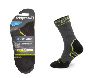 Skarpety Bridgedale STORM SOCK LW BOOT gry/lim XL