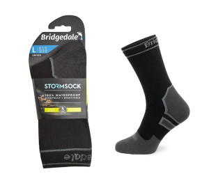 Skarpety Bridgedale STORM SOCK LW BOOT blk/gry M