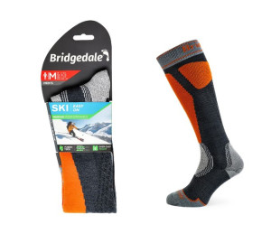 Skarpety Bridgedale SKI EASY ON END gun/orang L