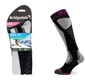 Skarpety Bridgedale SKI EASY ON END LD blk/l,gry L
