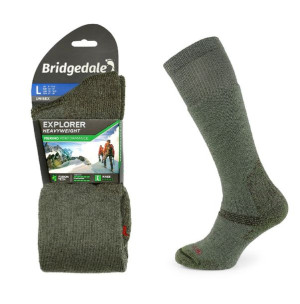Skarpety Bridgedale EXPLORER HW END KNEE oliv L