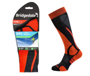 Skarpety Bridgedale SKI LW END graphite/orange XL